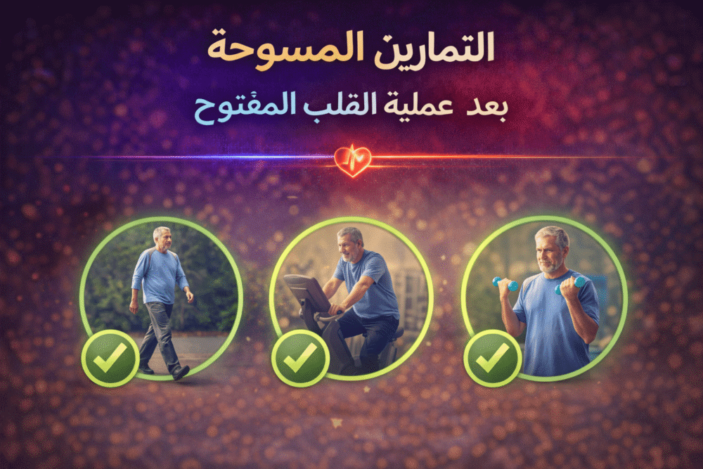التمارين المسموحة بعد عملية القلب المفتوح