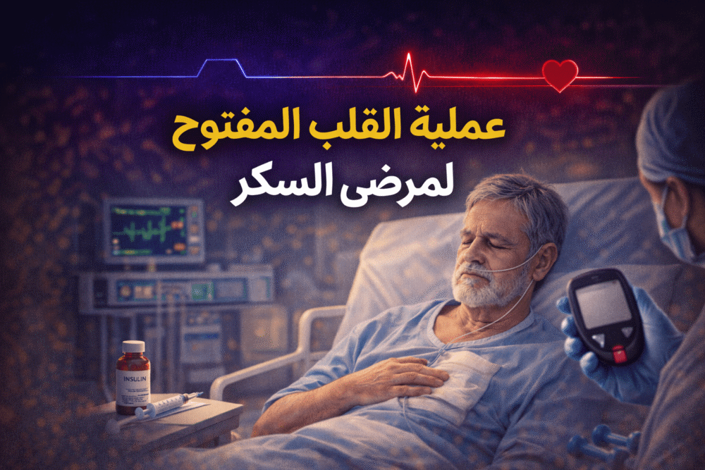 عملية القلب المفتوح لمرضى السكر