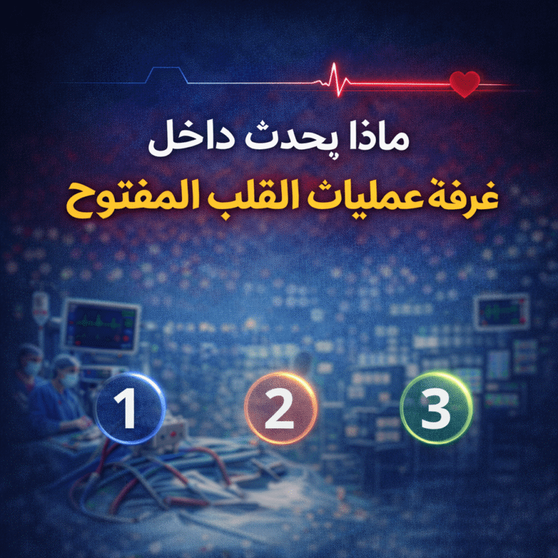 ماذا يحدث داخل غرفة عمليات القلب المفتوح ؟