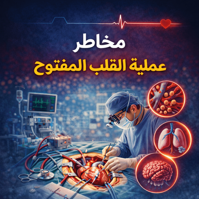 مخاطر عملية القلب المفتوح