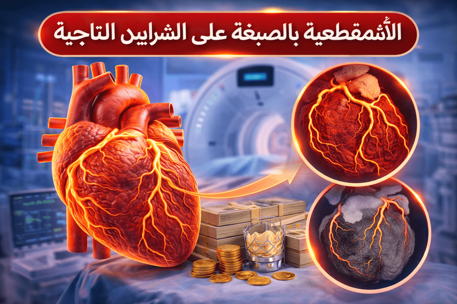 الأشعة المقطعية بالصبغة على الشرايين التاجية