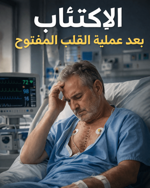 الاكتئاب بعد عملية القلب المفتوح