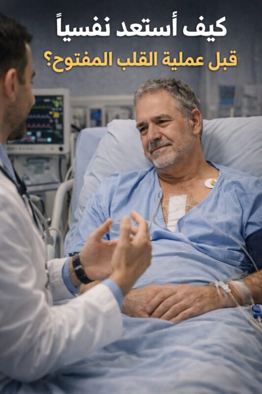 كيف أستعد نفسيًا قبل عملية القلب المفتوح